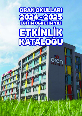 2024 - 2025 Eğitim Öğretim Yılı Etkinlik Kataloğu